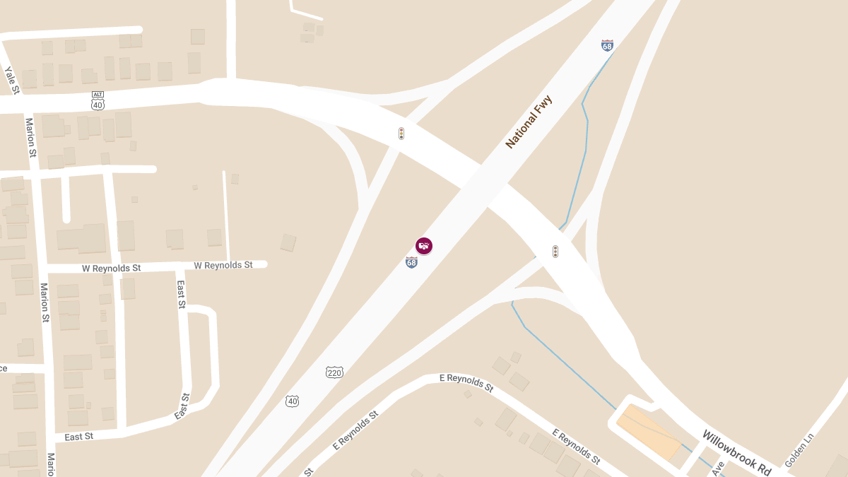 Auto Accident with Injuries on I-68 WB at MM 51