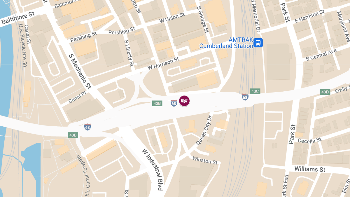 Auto Accident with Possible Injuries on I-68 EB at Mile Marker 27