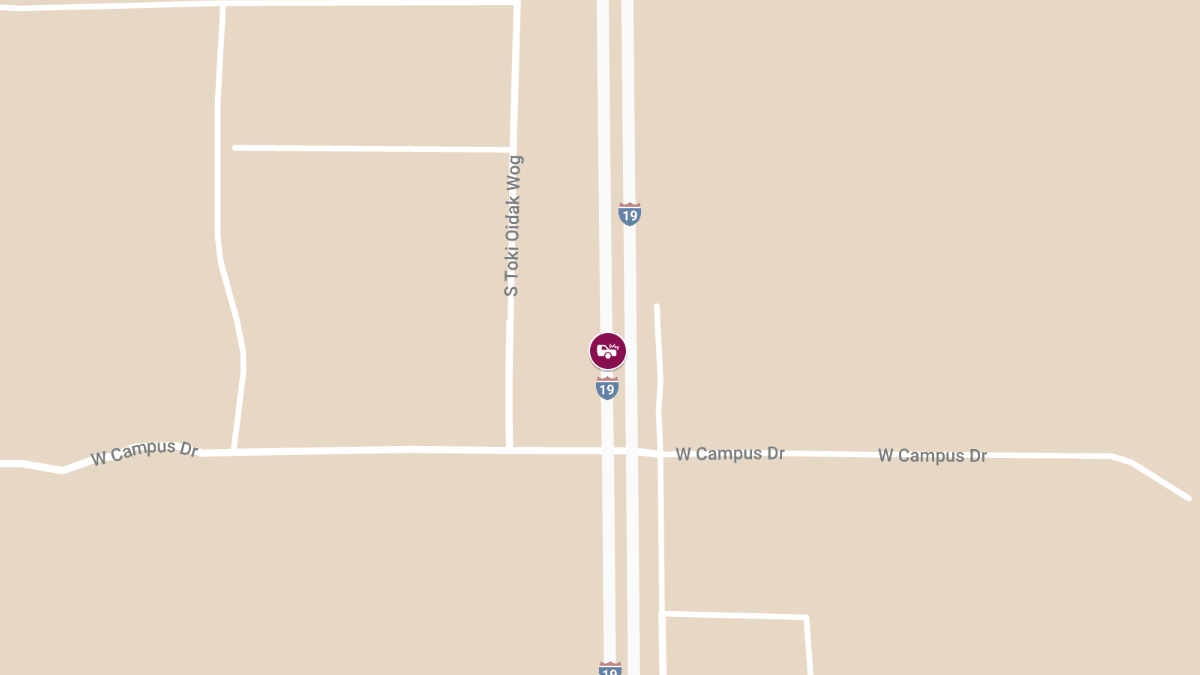 Auto Collision With Injuries at 6300 I-19 Bus S