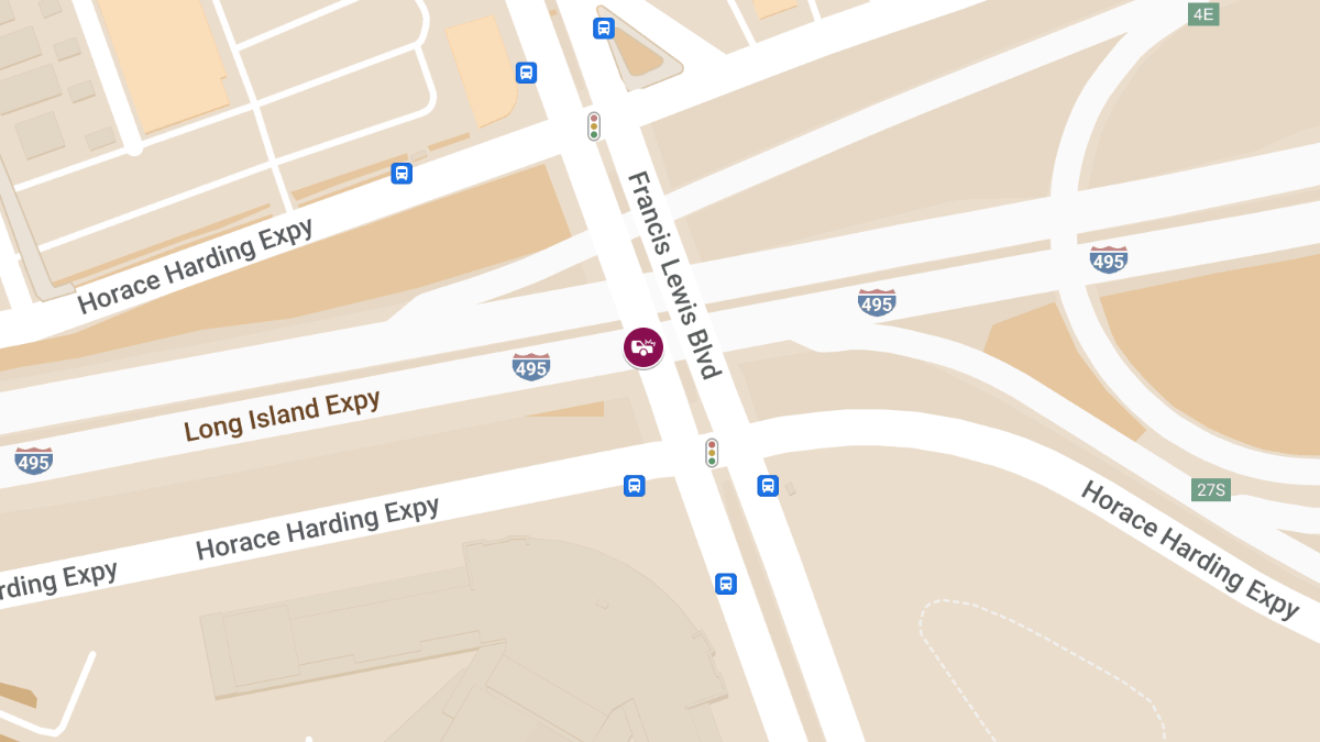 Auto Collision With Injuries at Long Island Expy W & Francis Lewis Blvd