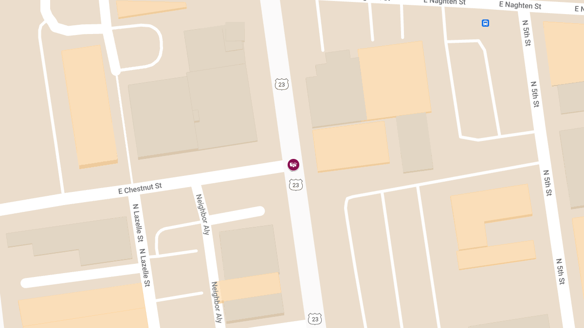 Auto Collision with Injuries at E Chestnut St & N 4th St