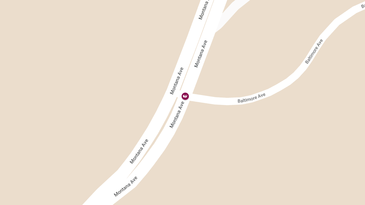 Auto Collision with Injuries at Montana Ave & Baltimore Ave