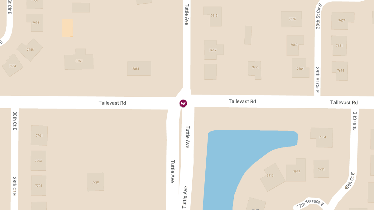 Auto Crash on Tallevast Rd at Tuttle Ave