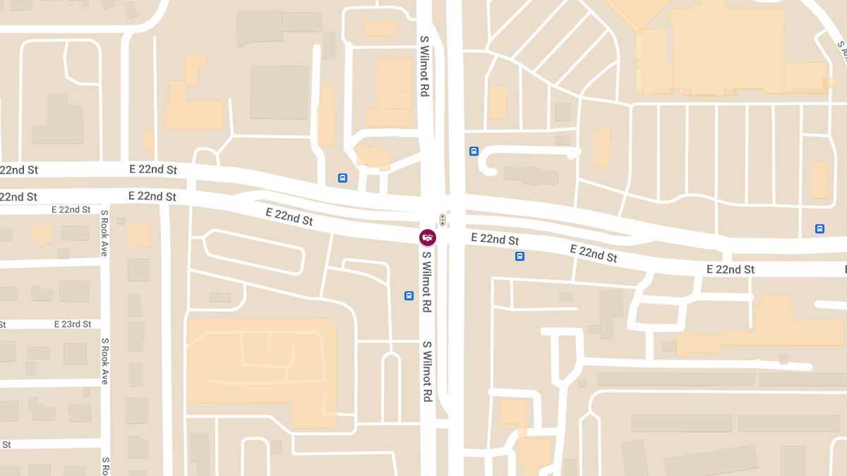 Auto Crash with Injuries at 22nd St & Wilmot Rd