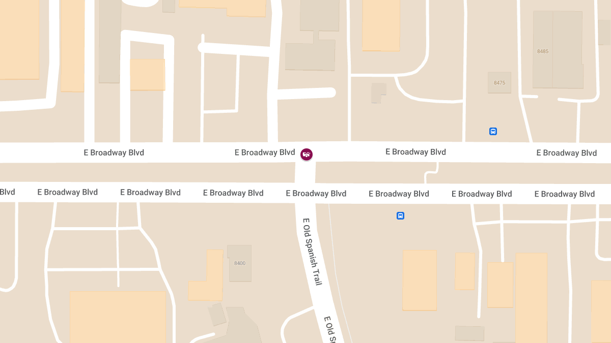 Auto Crash with Injuries at Broadway Blvd & Old Spanish Tr