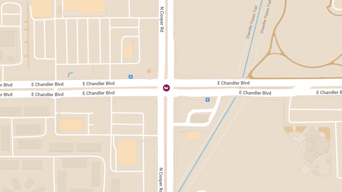 Auto Crash with Injuries at Chandler Blvd & Cooper Rd