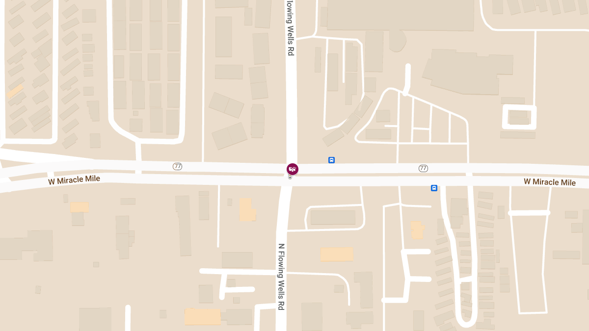 Auto Crash with Injuries at Miracle Mile & Flowing Wells Rd