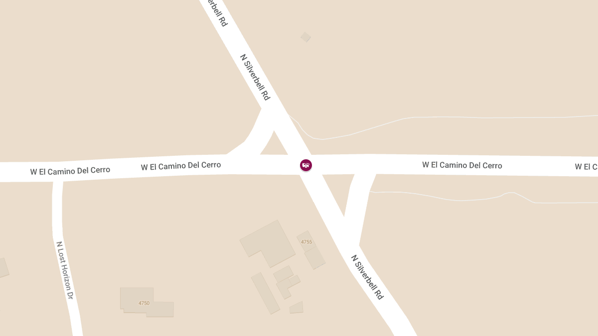 Auto Crash with Injuries at Silverbell Rd and Camino Del Cerro