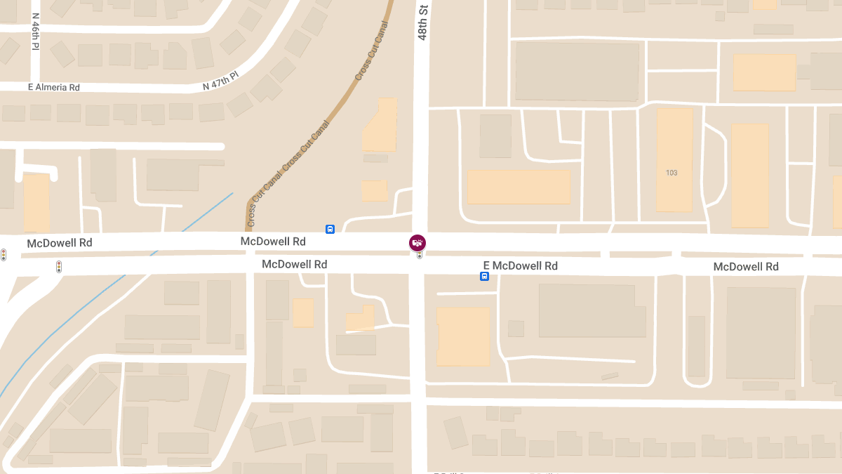Auto Injury Accident at McDowell Rd & 48th St