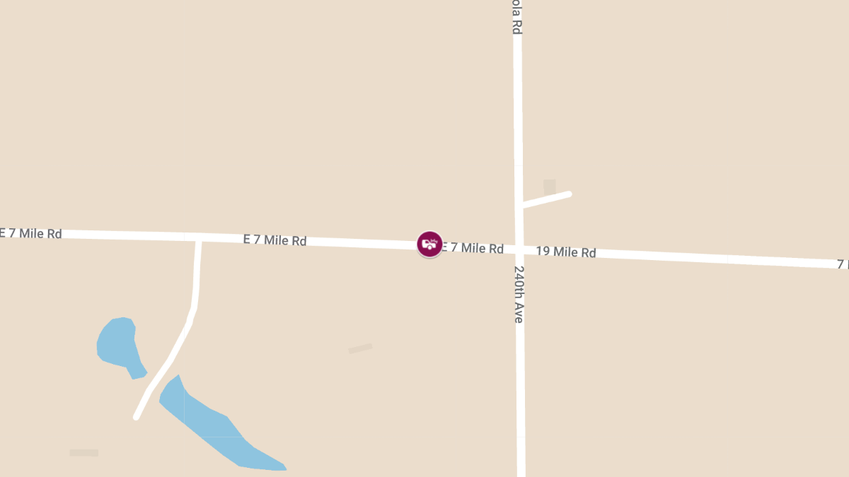 Baby Found Alone After Injury Crash at 11700 E 7 Mile Rd