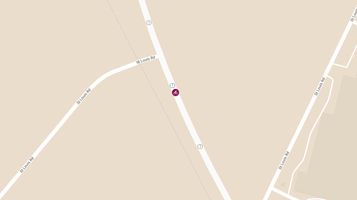 Bicyclist Killed in Crash on LA 1 Near Saint Louis Rd