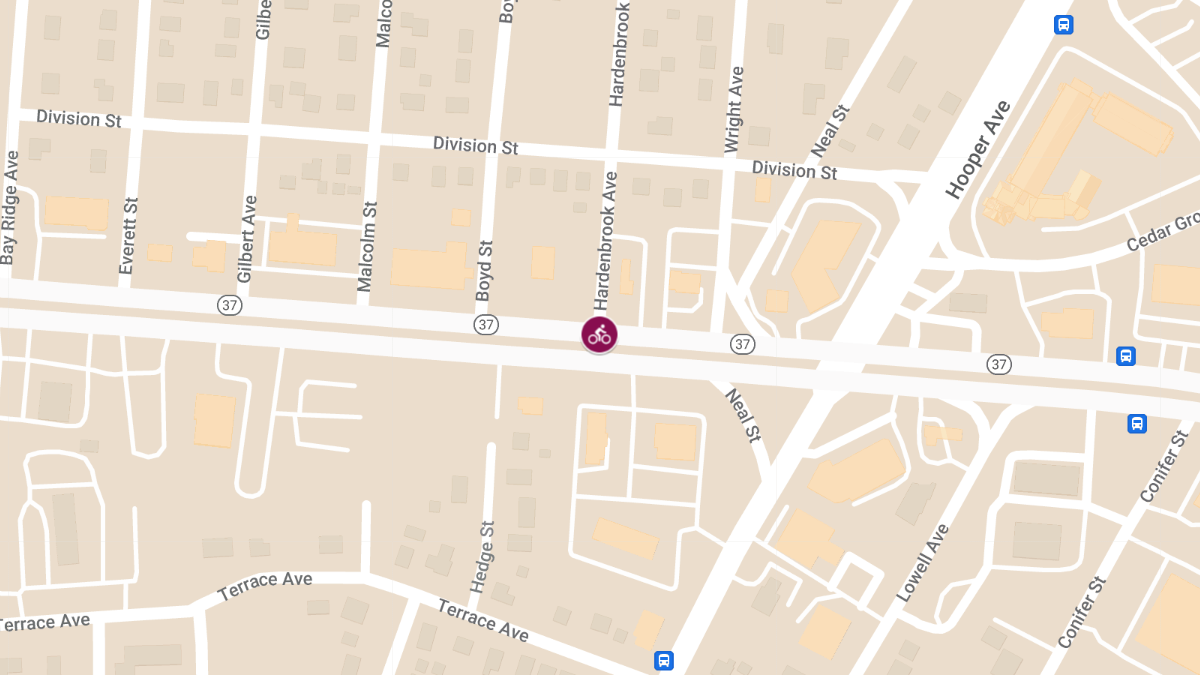 Bicyclist Struck and Pinned Under Vehicle on Route 37 at Hardenbrook