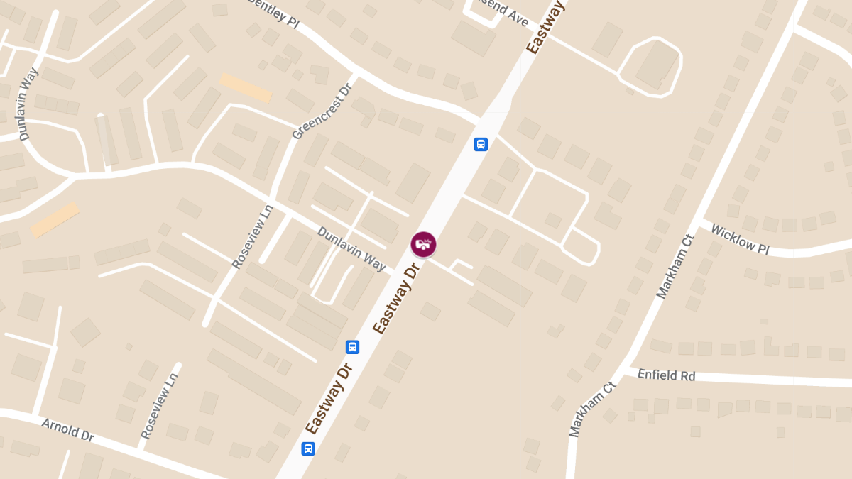 Car Accident With Injuries at 2547 Eastway Dr