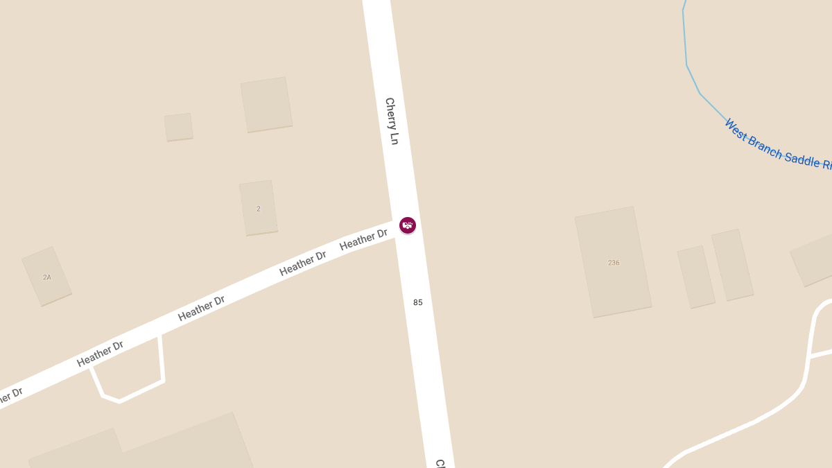 Car Accident With Injuries at Cherry Ln and Heather Dr