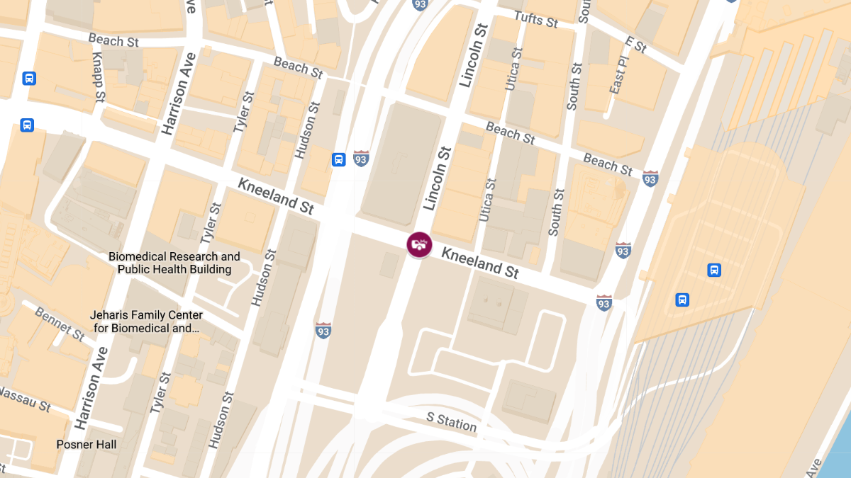 Car Accident With Injuries at Lincoln St & Kneeland St