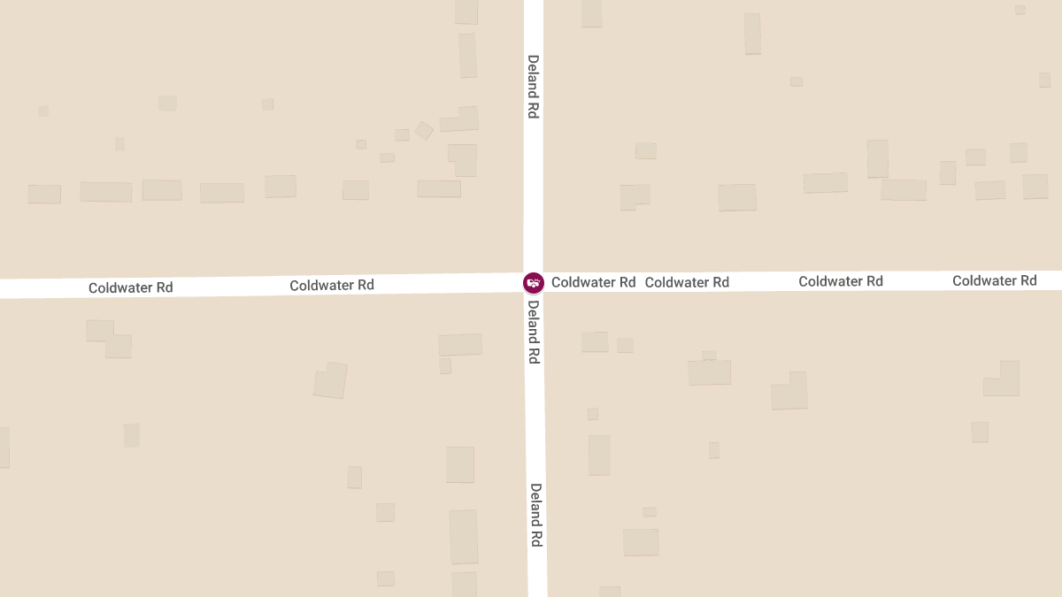 Car Accident at Deland Rd & W Coldwater Rd