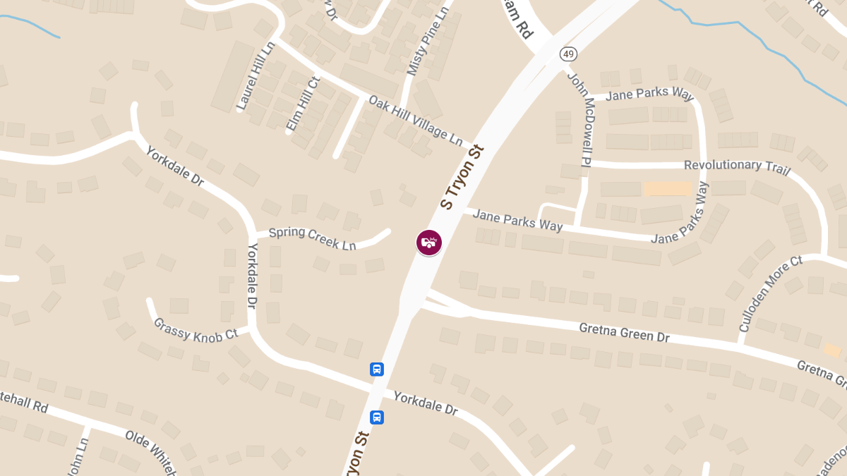 Car Accident at S Tryon St Results in Injuries