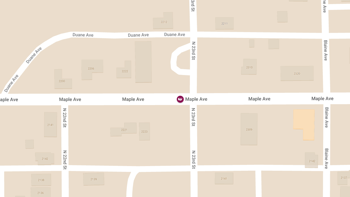 Car Accident with Injuries Reported at 23rd St & Maple Ave