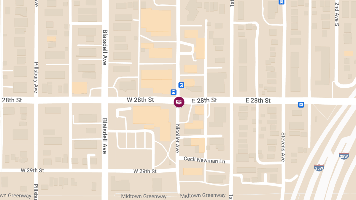Car Accident with Injuries at 28th St W & Nicollet Ave