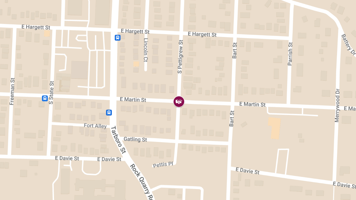 Car Accident with Injuries at E Martin St & S Pettigrew St