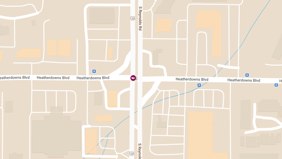 Car Accident with Injuries at S Reynolds Rd & Heatherdowns Blvd