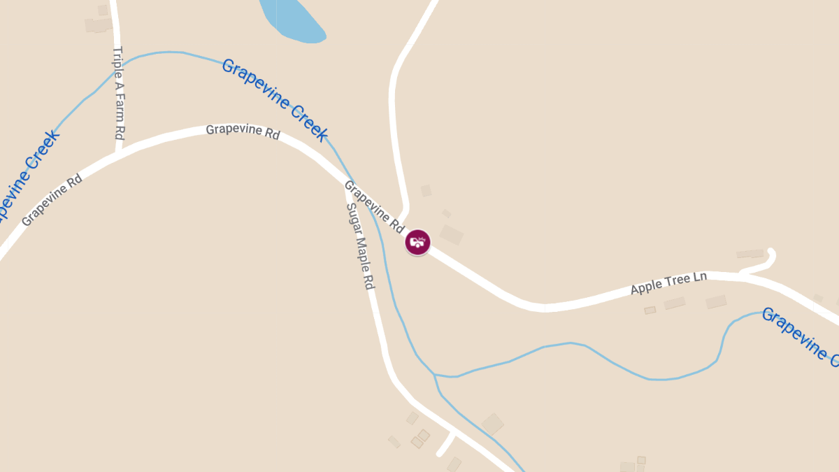 Car Accident with Injuries on Grapevine Rd