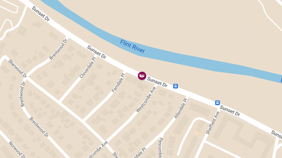 Car Accident with Injuries on Sunset Dr