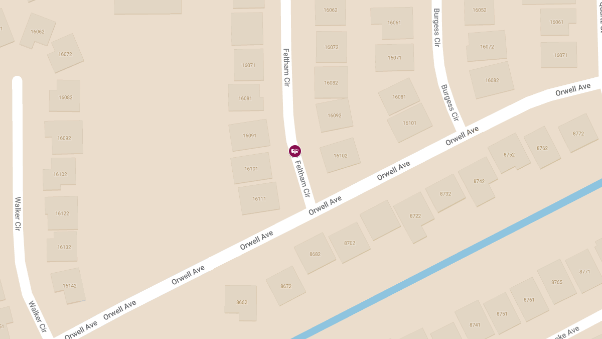 Car Collision With Injuries at 16011 Feltham Cir