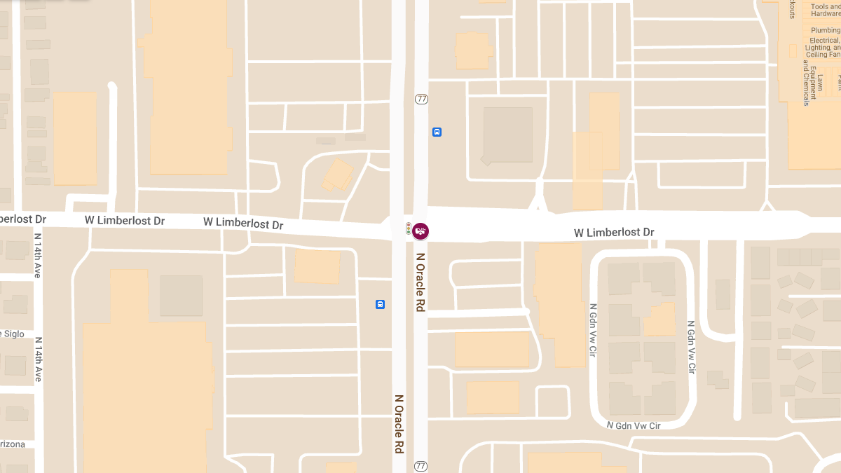 Car Collision With Injuries at N Oracle Rd & W Limberlost Dr