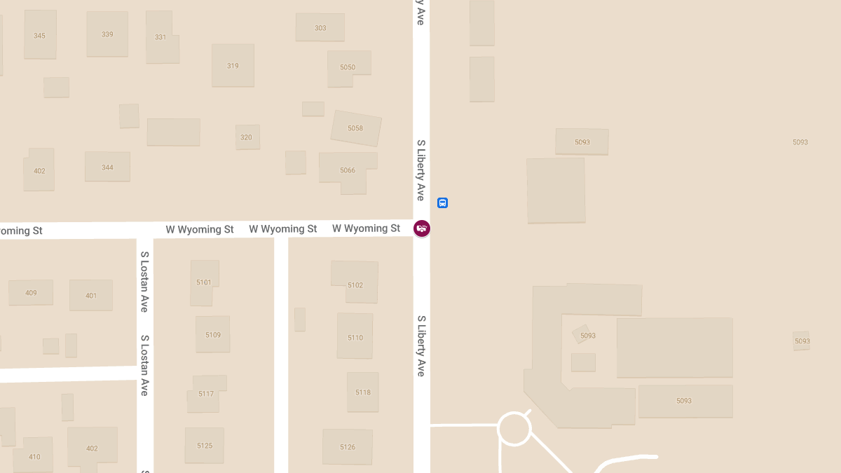 Car Collision With Injuries at S Liberty Ave & W Wyoming St