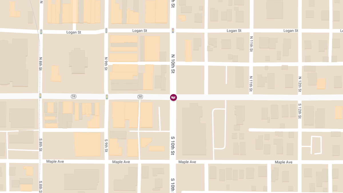 Car Collision with Injuries at N 10th St & Conner St