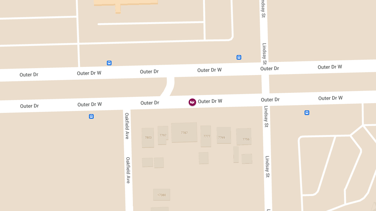 Car Collision with Injuries on 7800 W Outer Dr