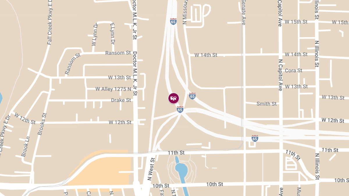 Car Crash With Injuries on I-65 at Mile Marker 112