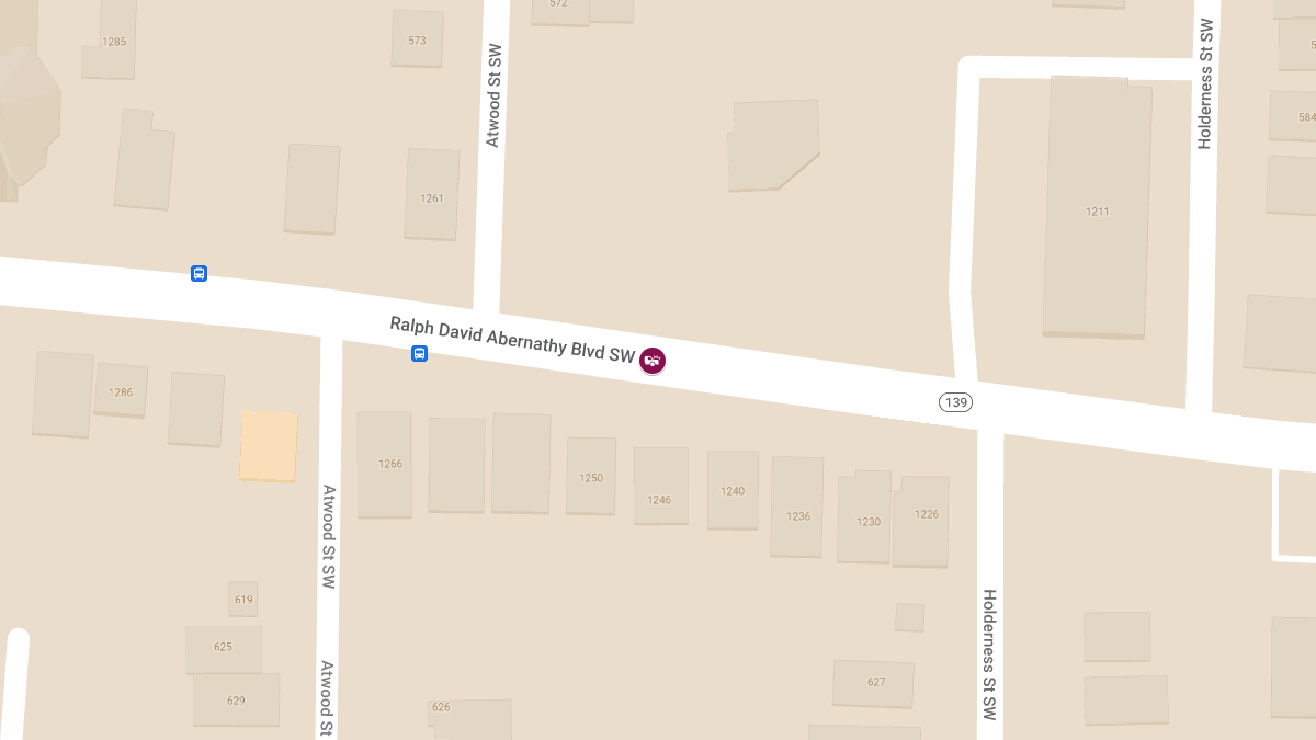 Car Crash at 1369 Ralph David Abernathy Blvd SW Leads to Injuries