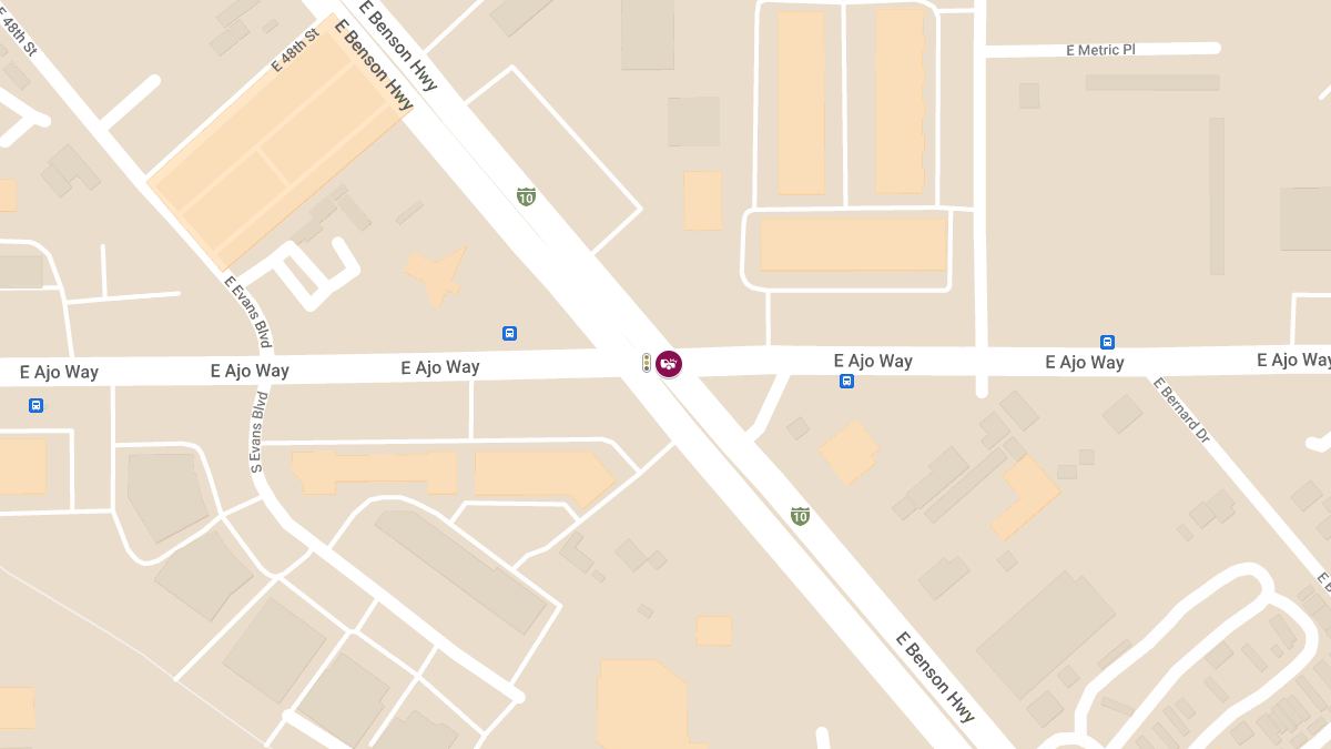 Car Crash with Injuries at Ajo Way and Benson Hwy