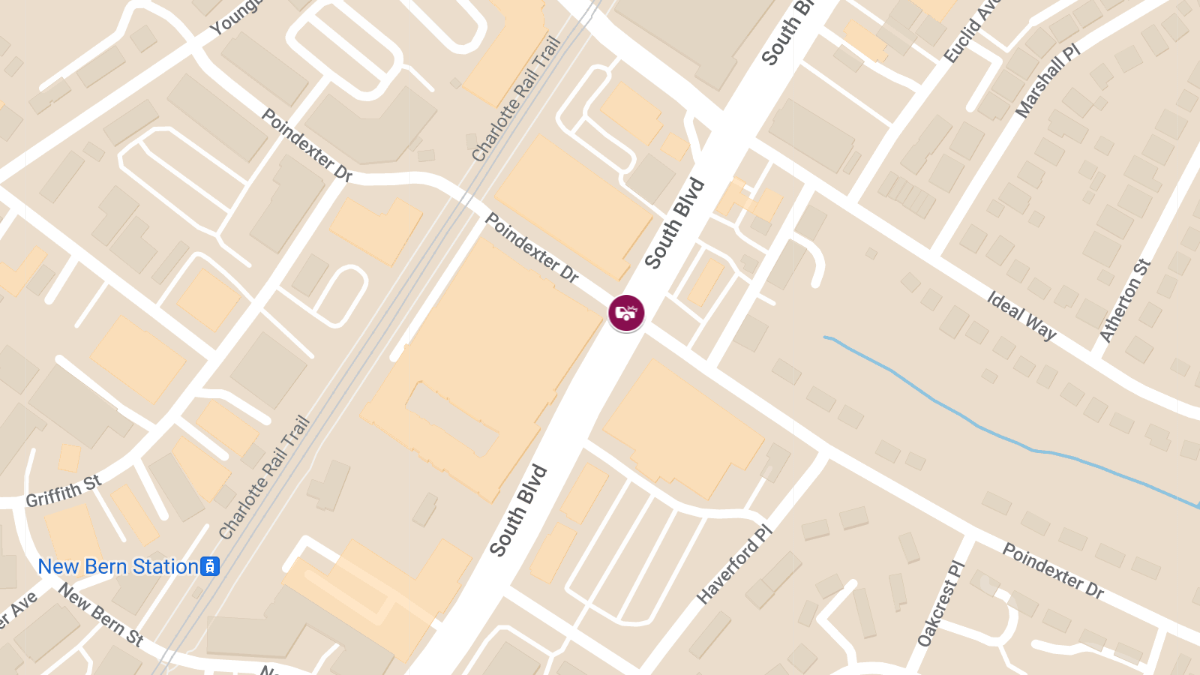 Car Crash with Injuries at Poindexter Dr & South Blvd
