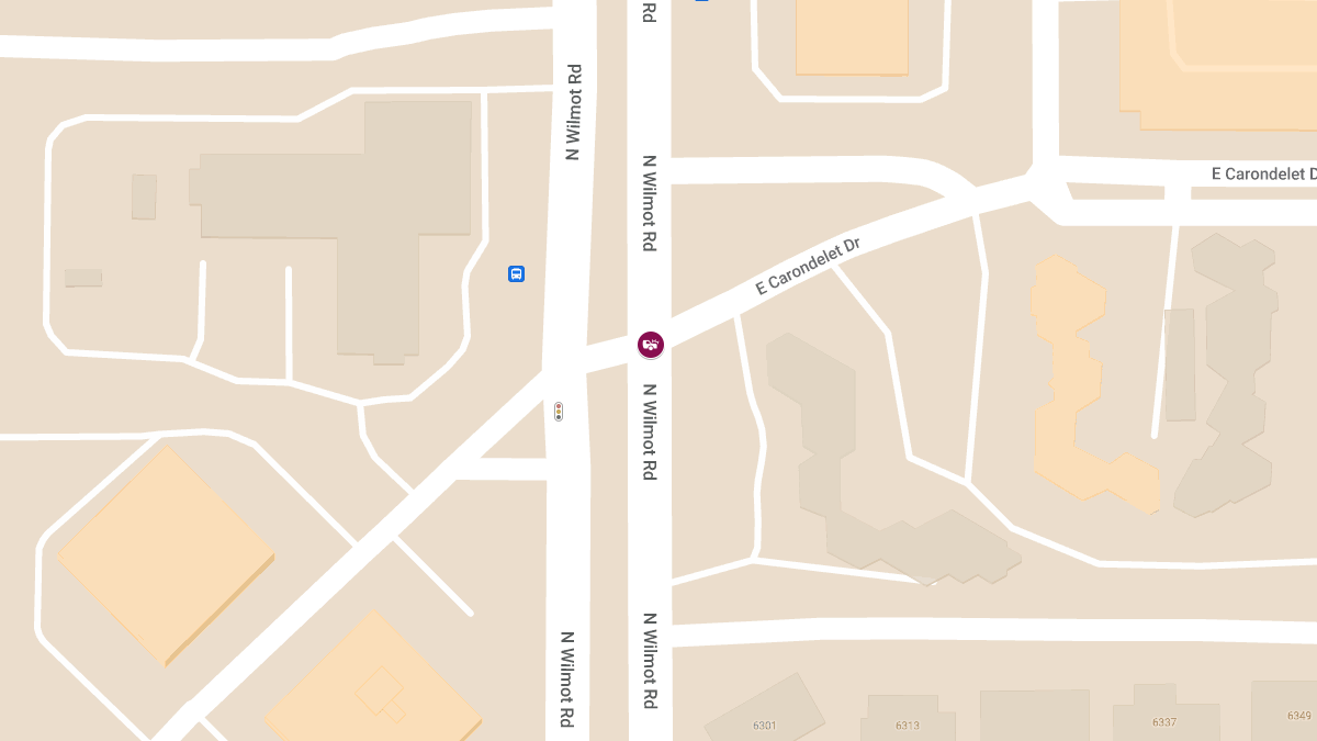 Car Crash with Injuries at Wilmot Rd and Carondelet Dr