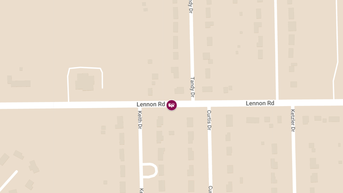 Car Crash with Injuries on 4207 Lennon Rd