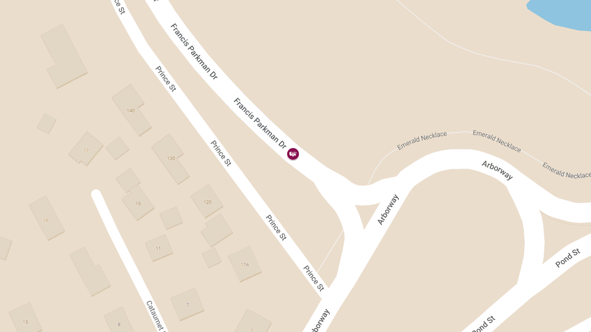 Car Crash with Injuries on 49 Francis Parkman Dr