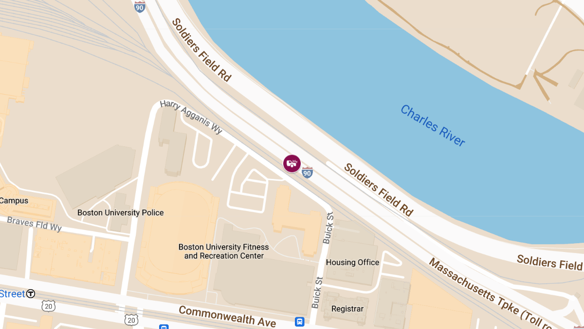 Car Crash with Injuries on I-90 E & I-93 N in Chinatown