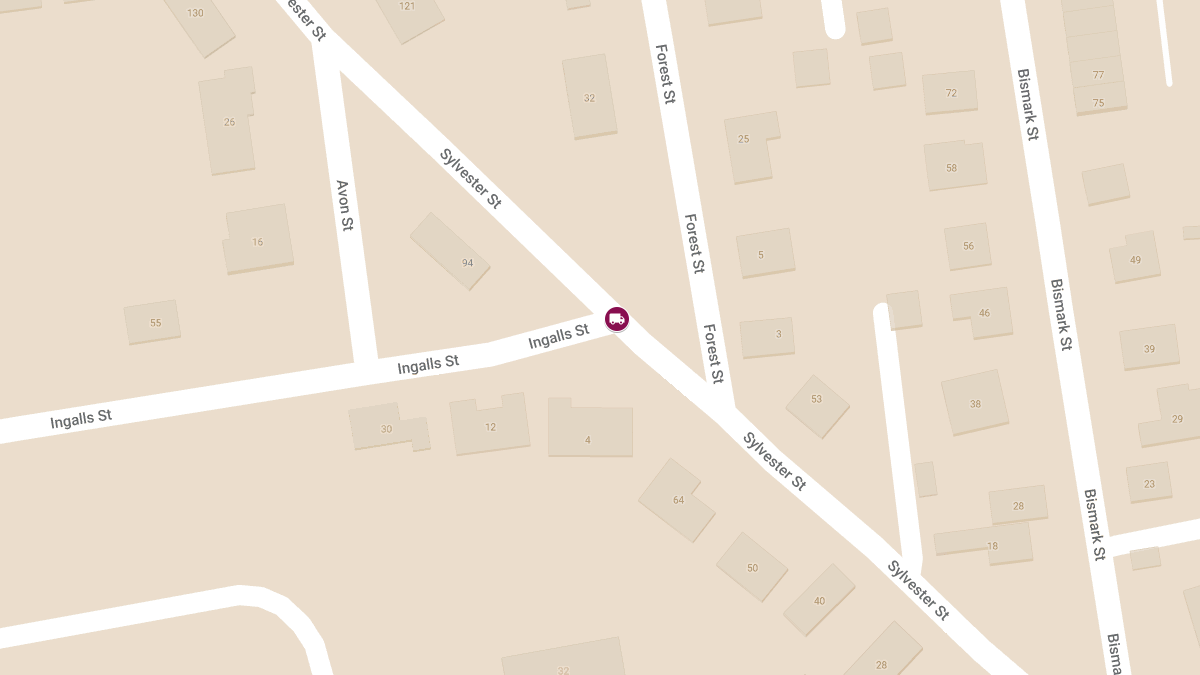 Car Crashes Into Oil Truck at Sylvester St and Ingalls St
