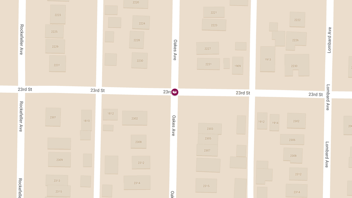 Car Crashes into House at 23rd St & Oakes Ave, Injuring Four