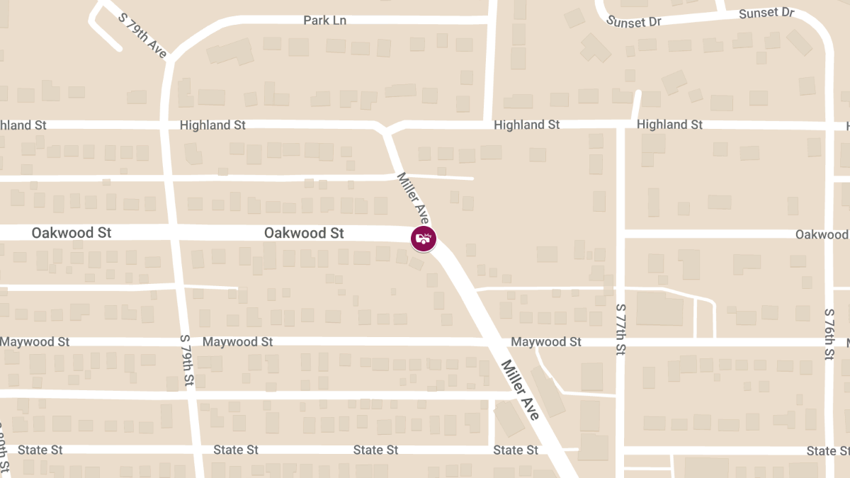 Car Crashes into House at Miller Ave & Oakwood St, Injuries Reported