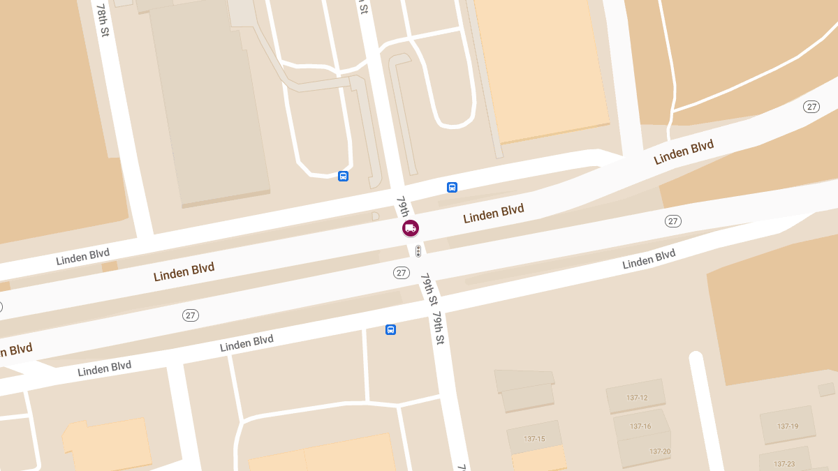 Car and Truck Collision With Injuries at Linden Blvd & 79th St