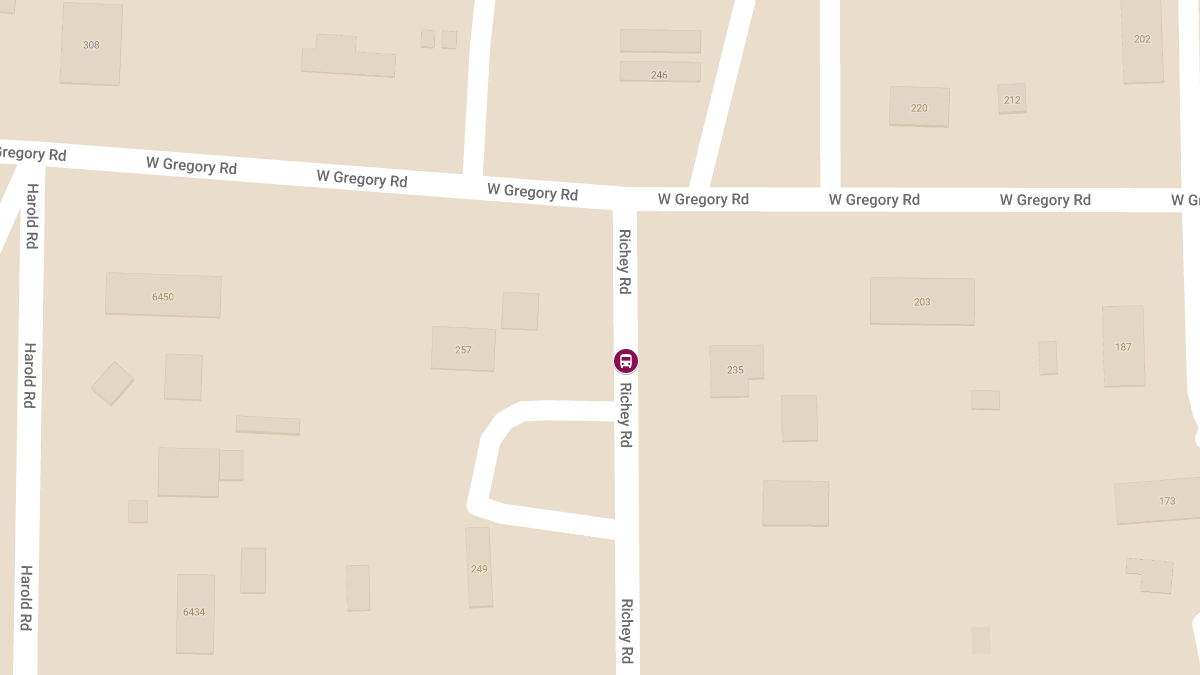 Child Injured in Bus Crash on Richey Rd Near W Gregory Rd