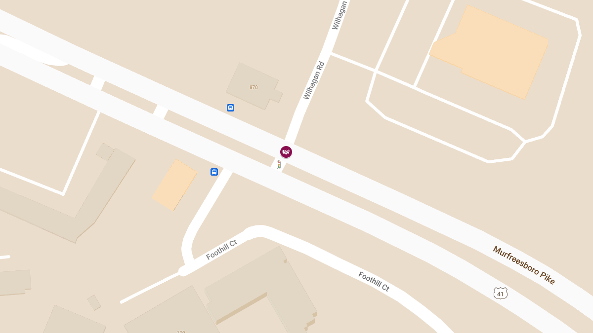 Collision Causes Injury at Murfreesboro Pike & Wilhagan Rd