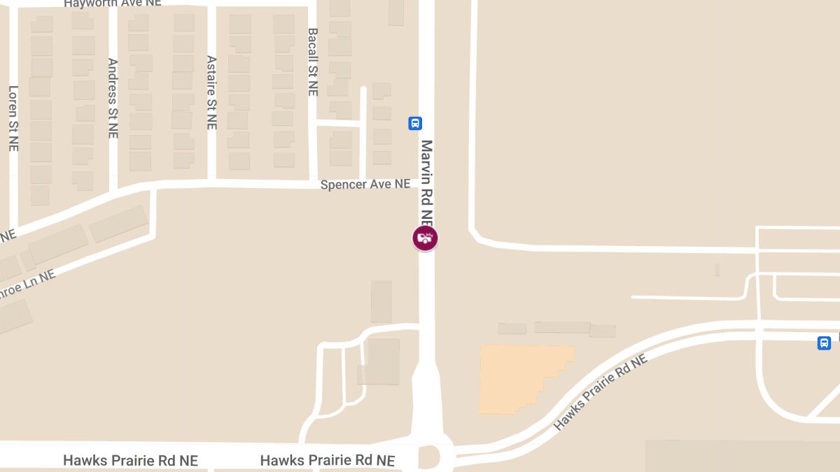 Collision Reported on Marvin Rd NE, One Person Injured