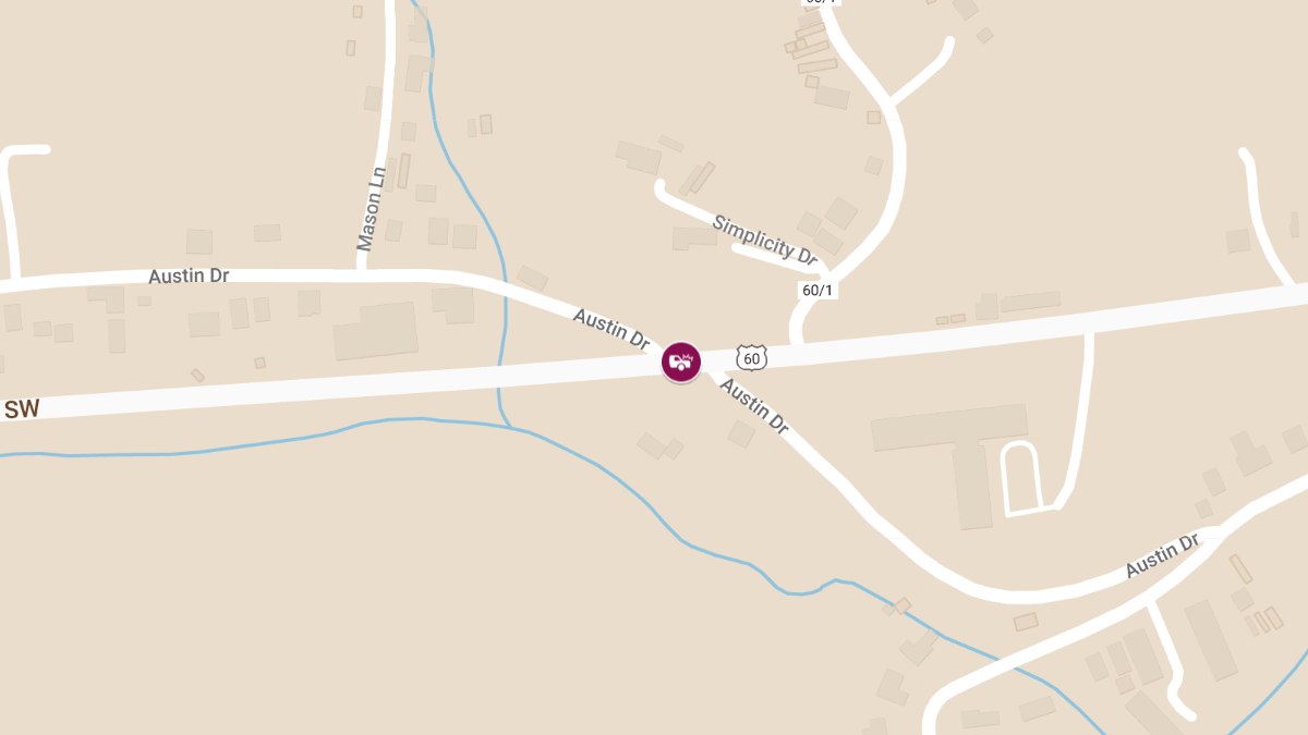 Collision With Injuries at 617 Austin Dr, West Side