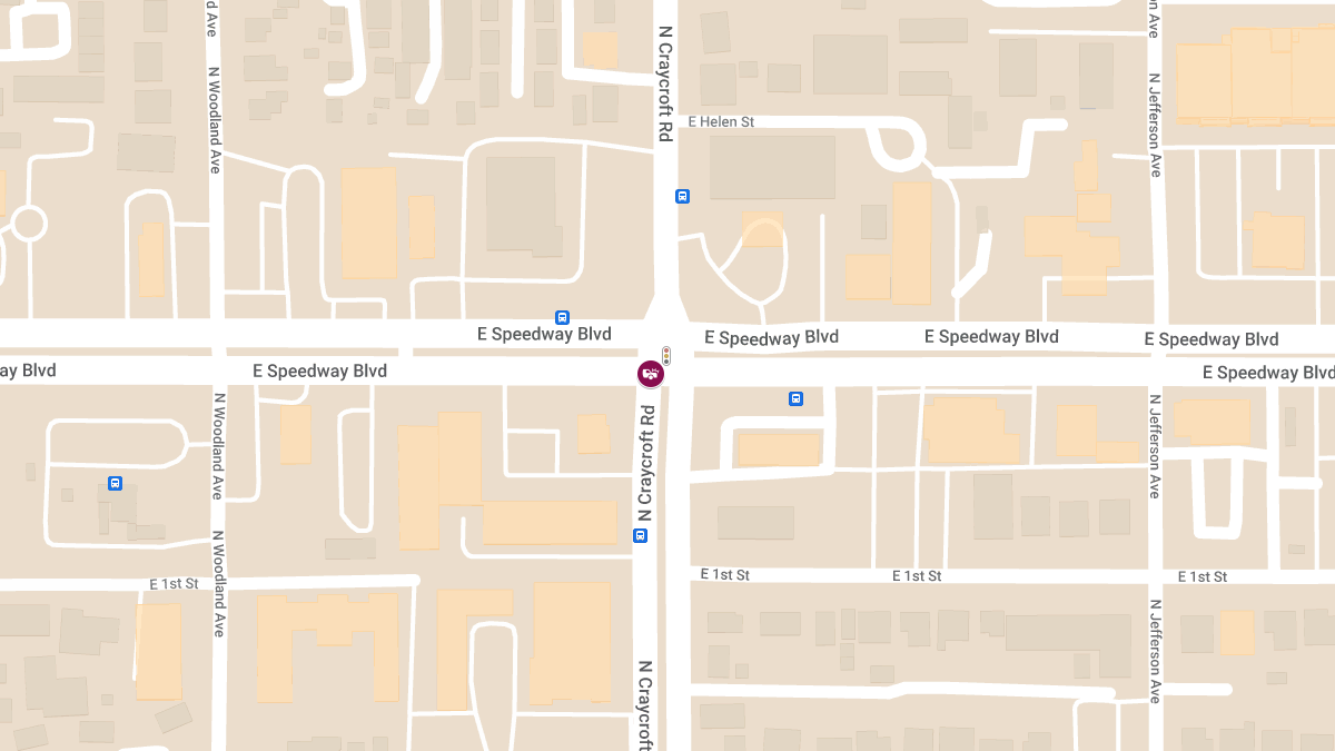 Collision With Injuries at E Speedway Blvd & N Craycroft Rd