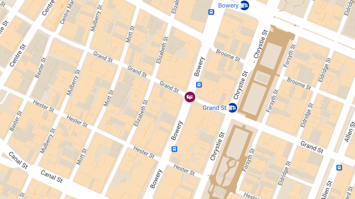 Collision With Injuries at Grand St & Bowery